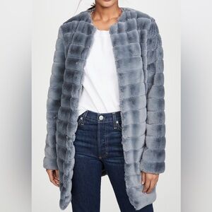 BB DAKOTA ANYTHING FOR YOU FAUX FUR COAT